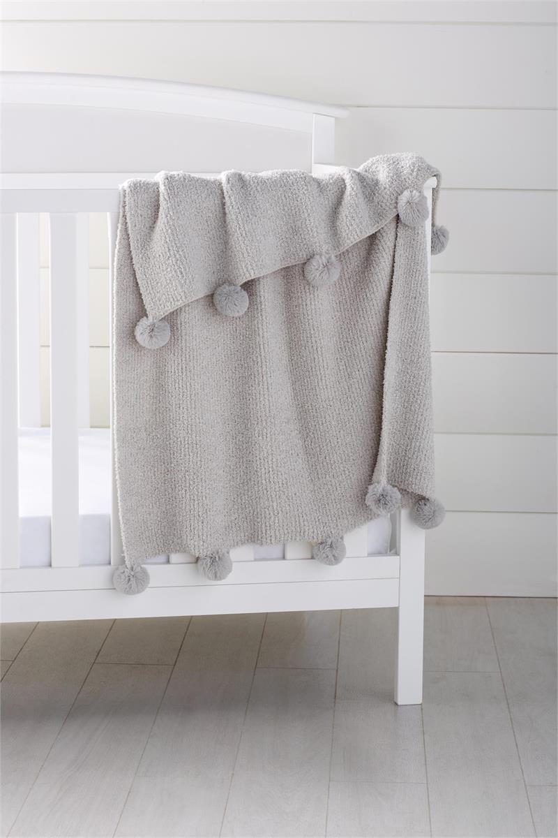 Gray Chenille Blanket