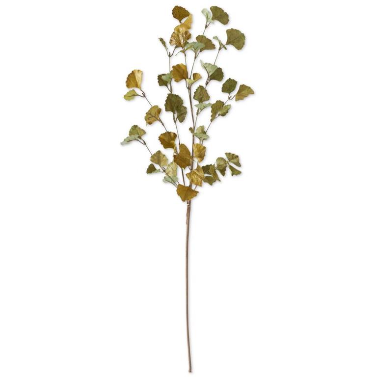Gingko Leaf Stem - Green/Yellow