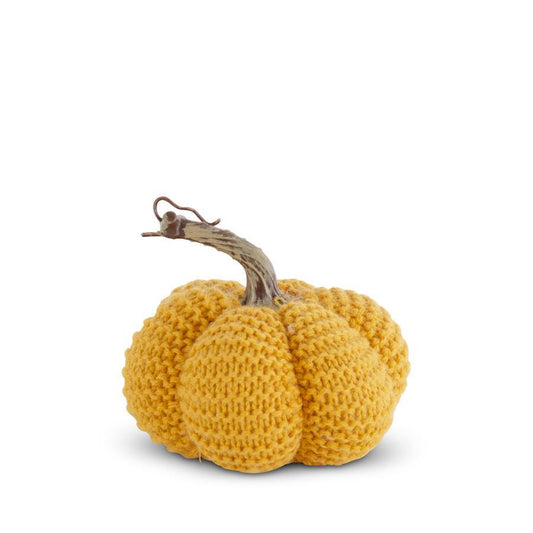 Knit Pumpkin - Medium Yellow