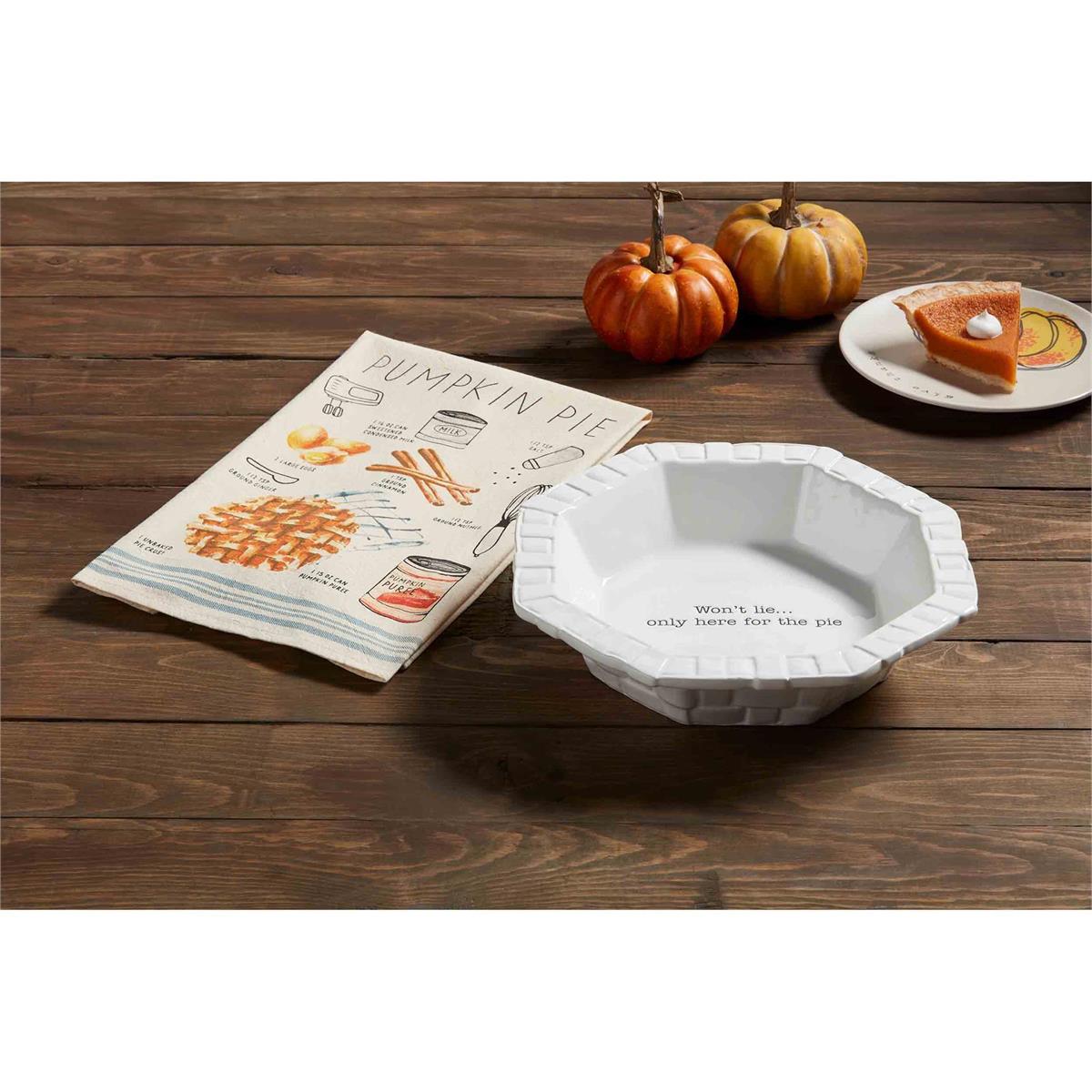 Pumpkin Pie Dish & Towel Set