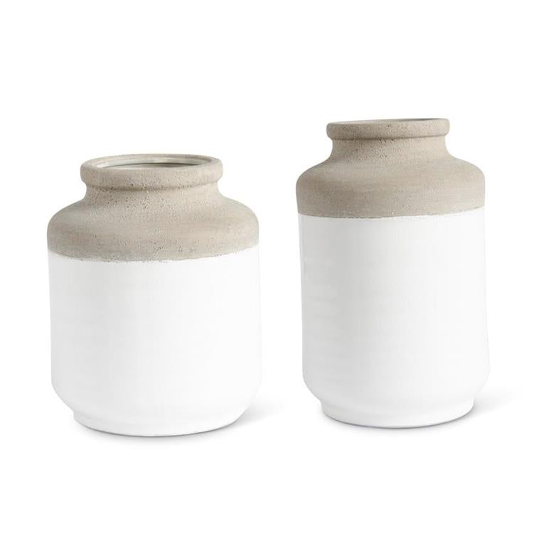 White and Stone Vase