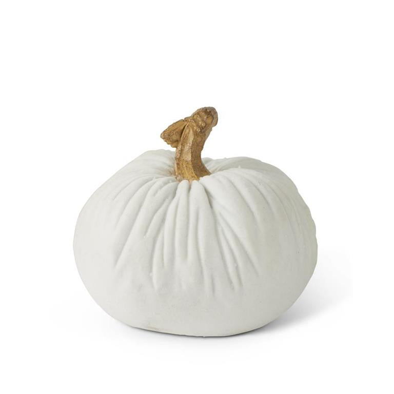 Velvet Pumpkin - White
