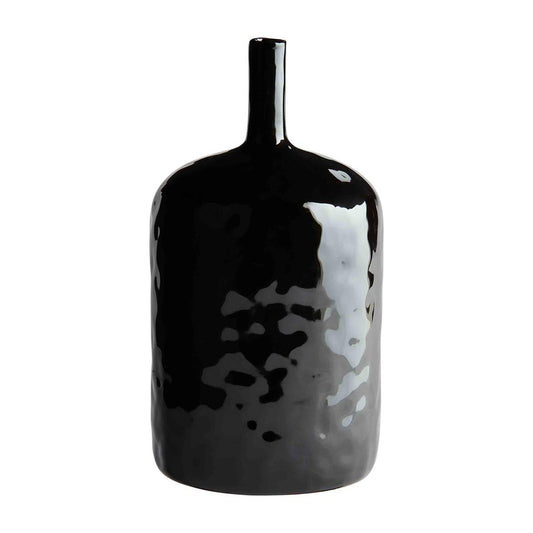 Black Stoneware Vase