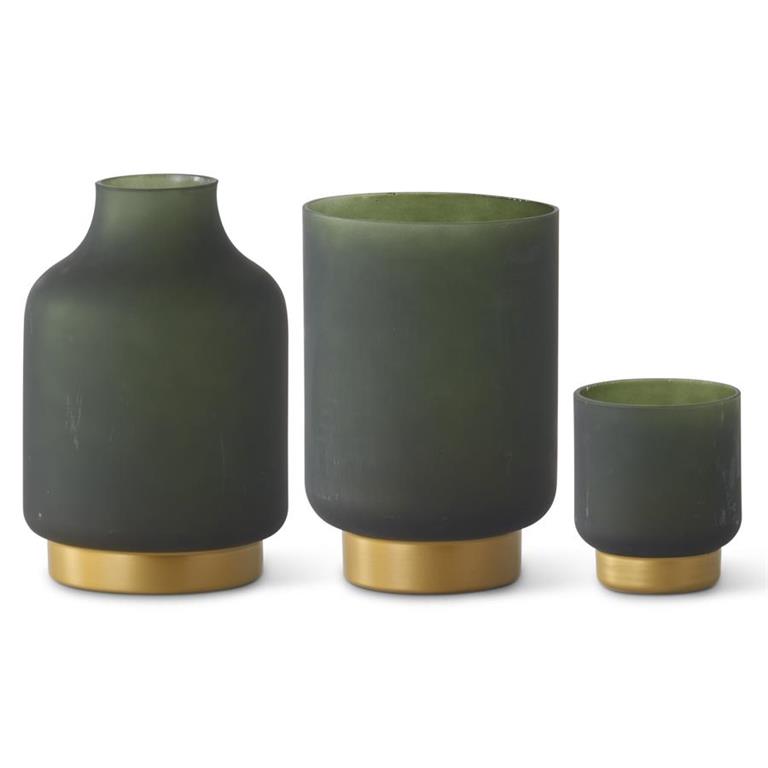 Frosted Green Containers