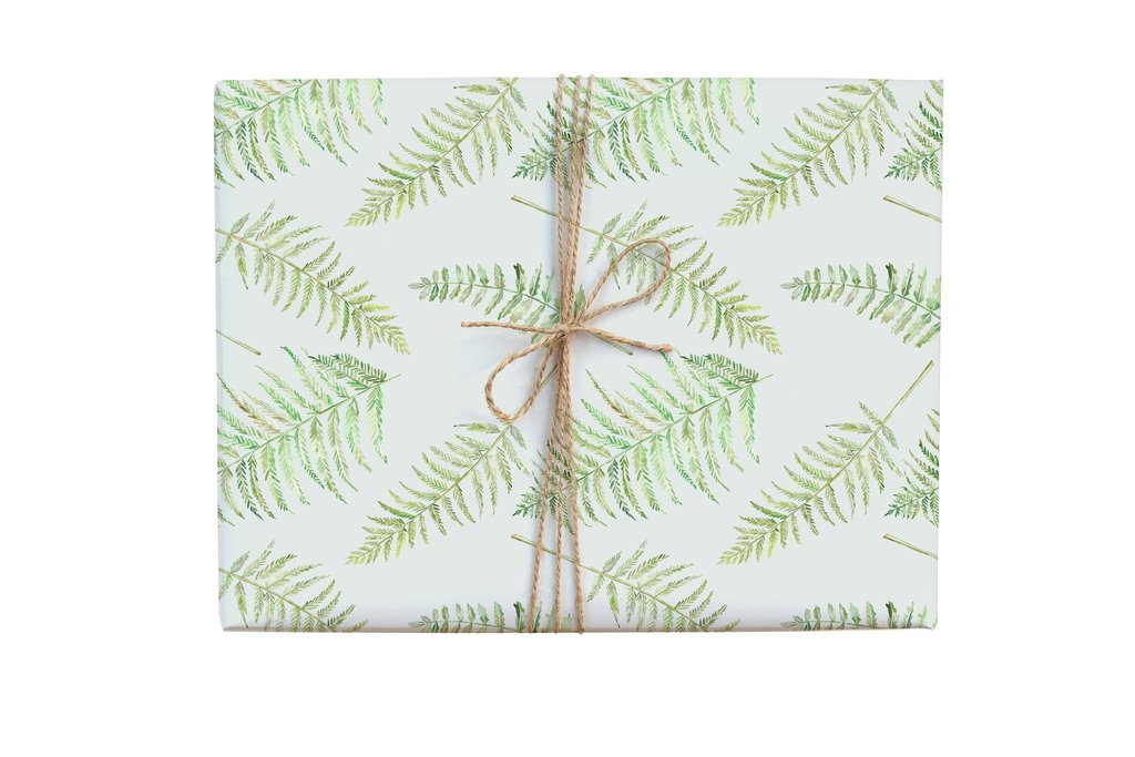 Gift Wrap Sheet - Vintage Fern