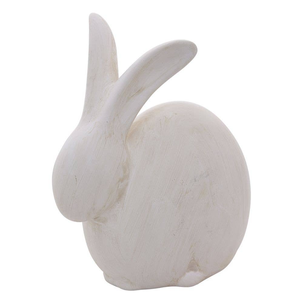 Long-Eared White Bunny