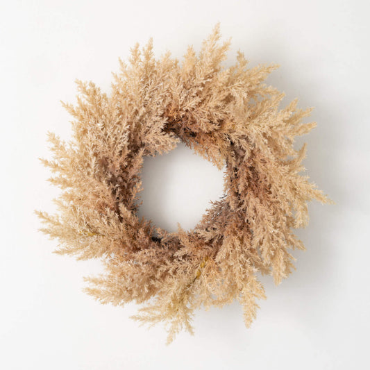Reed Wreath - Cream